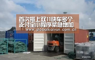 首次搭上双11快车多个支付宝小程序紧急增加服务应对用户潮|开云赛事资讯(图1) 开云官网